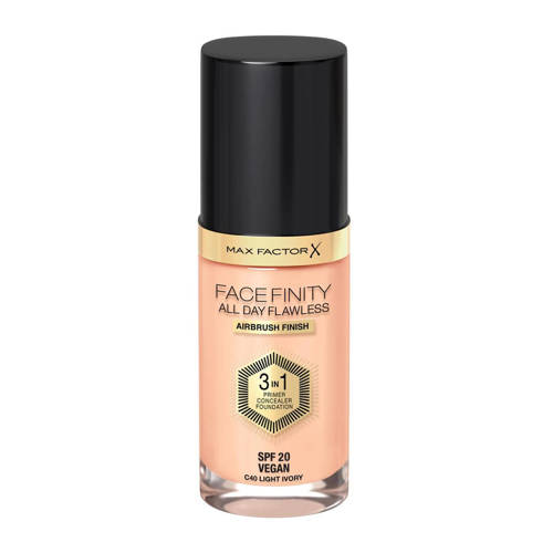 Max Factor Facefinity All Day Flawless 3 In 1 Foundation 40 Light Ivory max factor kopen in de aanbieding Max Factor Facefinity All Day Flawless 3 In 1 Foundation 40 Light Ivory max factor kopen in de aanbieding
