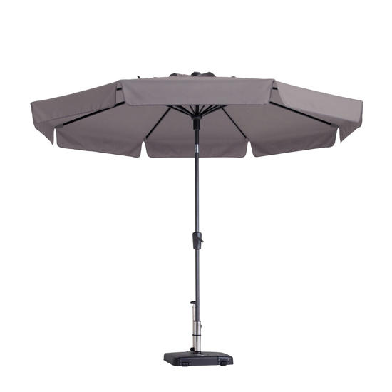 bruine stokparasols
