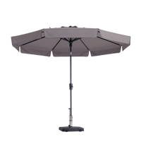 Madison parasol Flores luxe (ø300 cm), Taupe