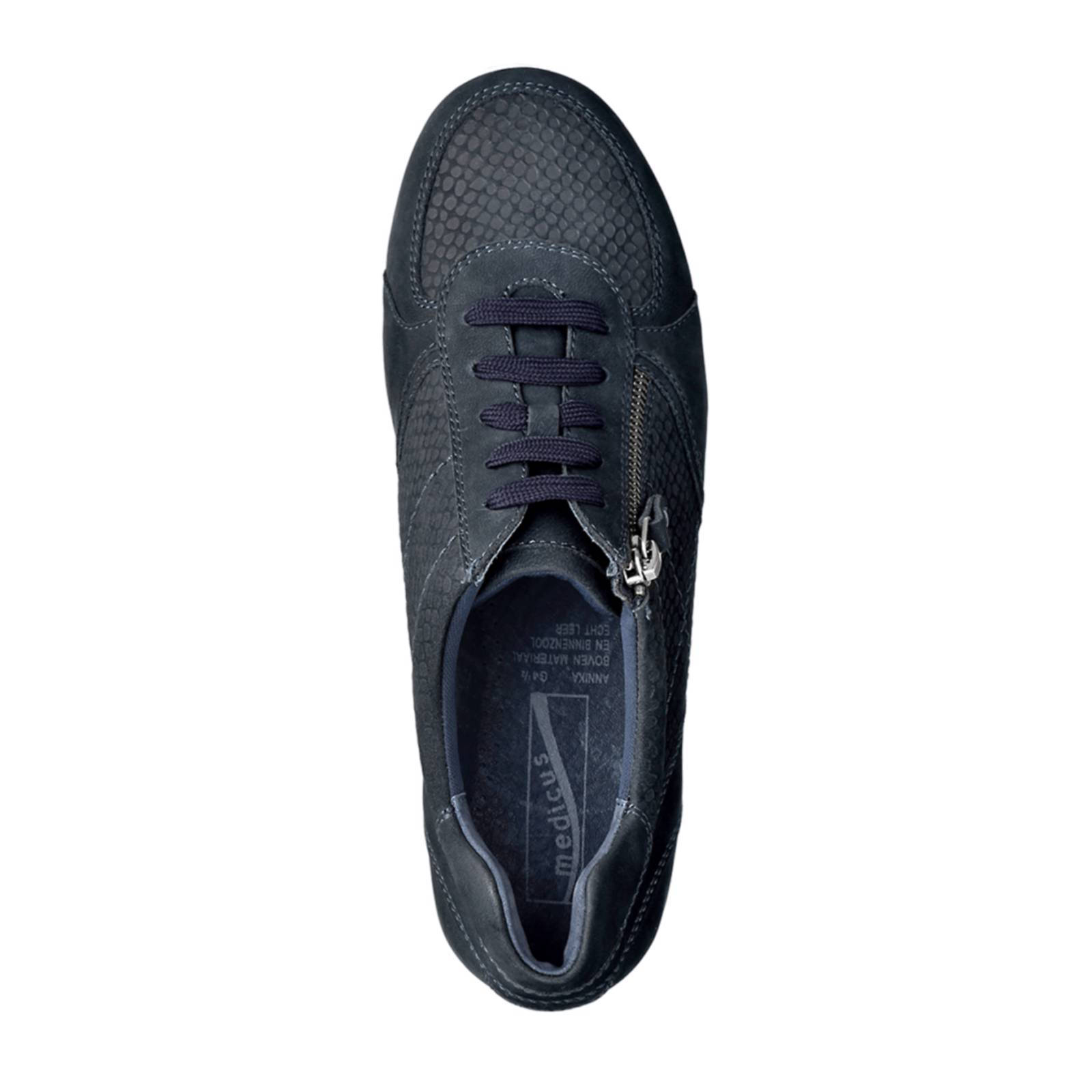 vanHaren Medicus Comfort nubuck leren sneakers | wehkamp