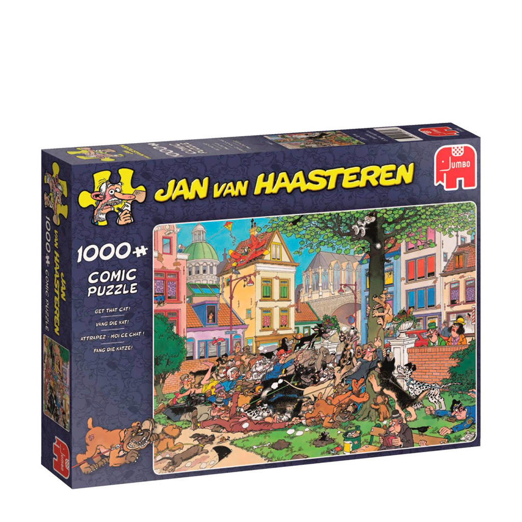 Jan van Haasteren vang die kat legpuzzel 1000 stukjes