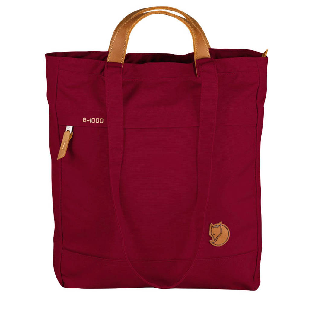 Fjällräven Totepack No. 1 outdoor schoudertas, Donkerrood