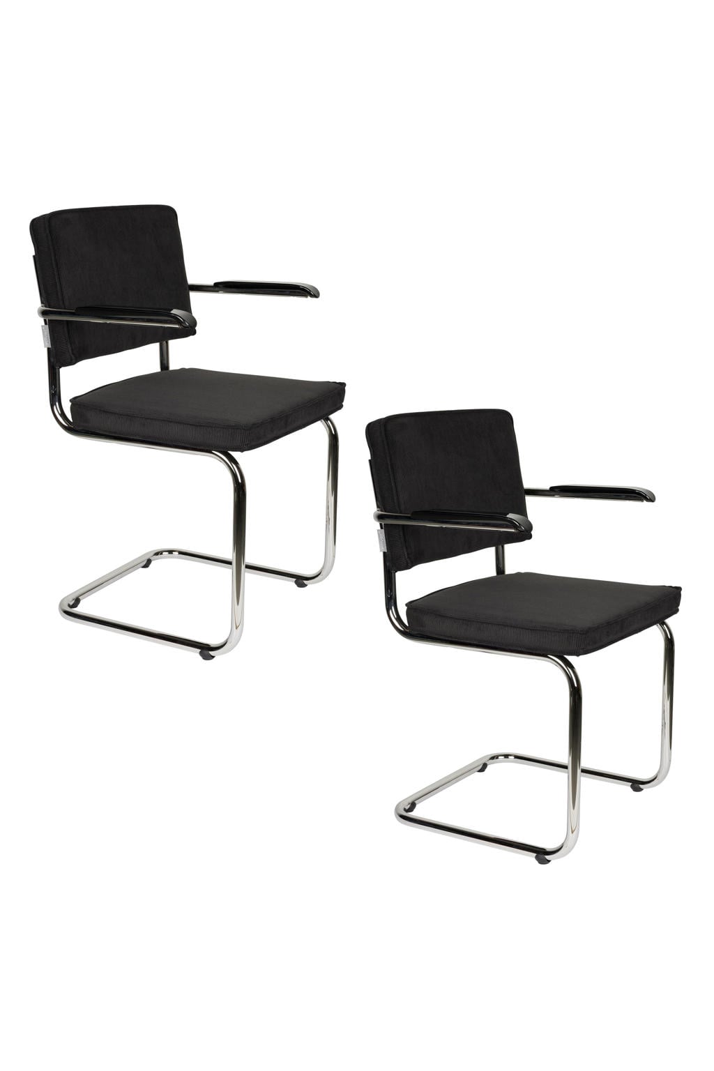 Zuiver eetkamerstoel (set van 2) Ridge Rib