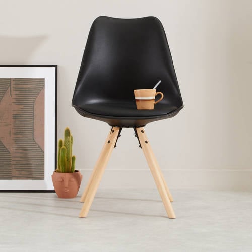Wehkamp Home Eetkamerstoel Woody - Zwart