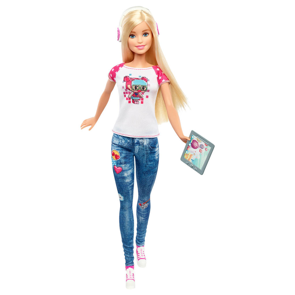 Barbie Entertainment Video Game Hero pop video game held