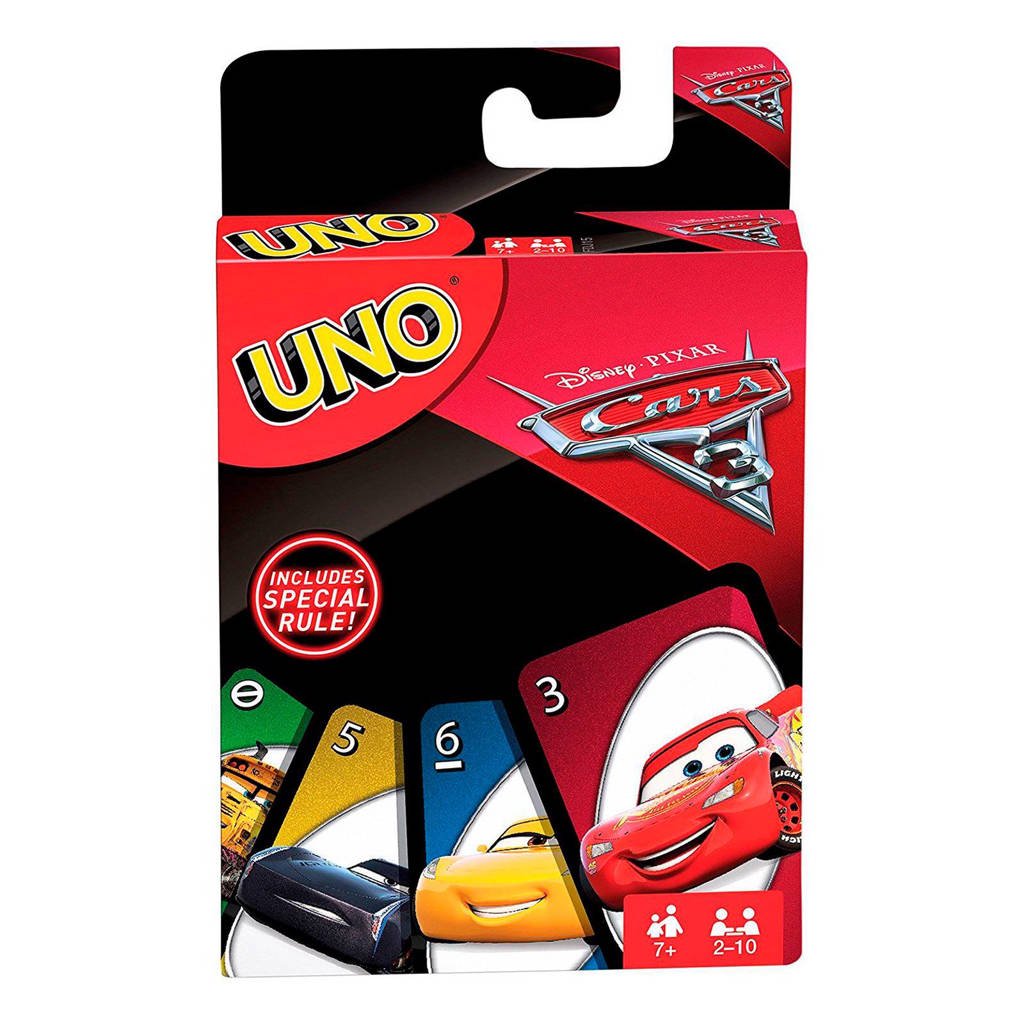 Mattel Uno Cars 3 kinderspel
