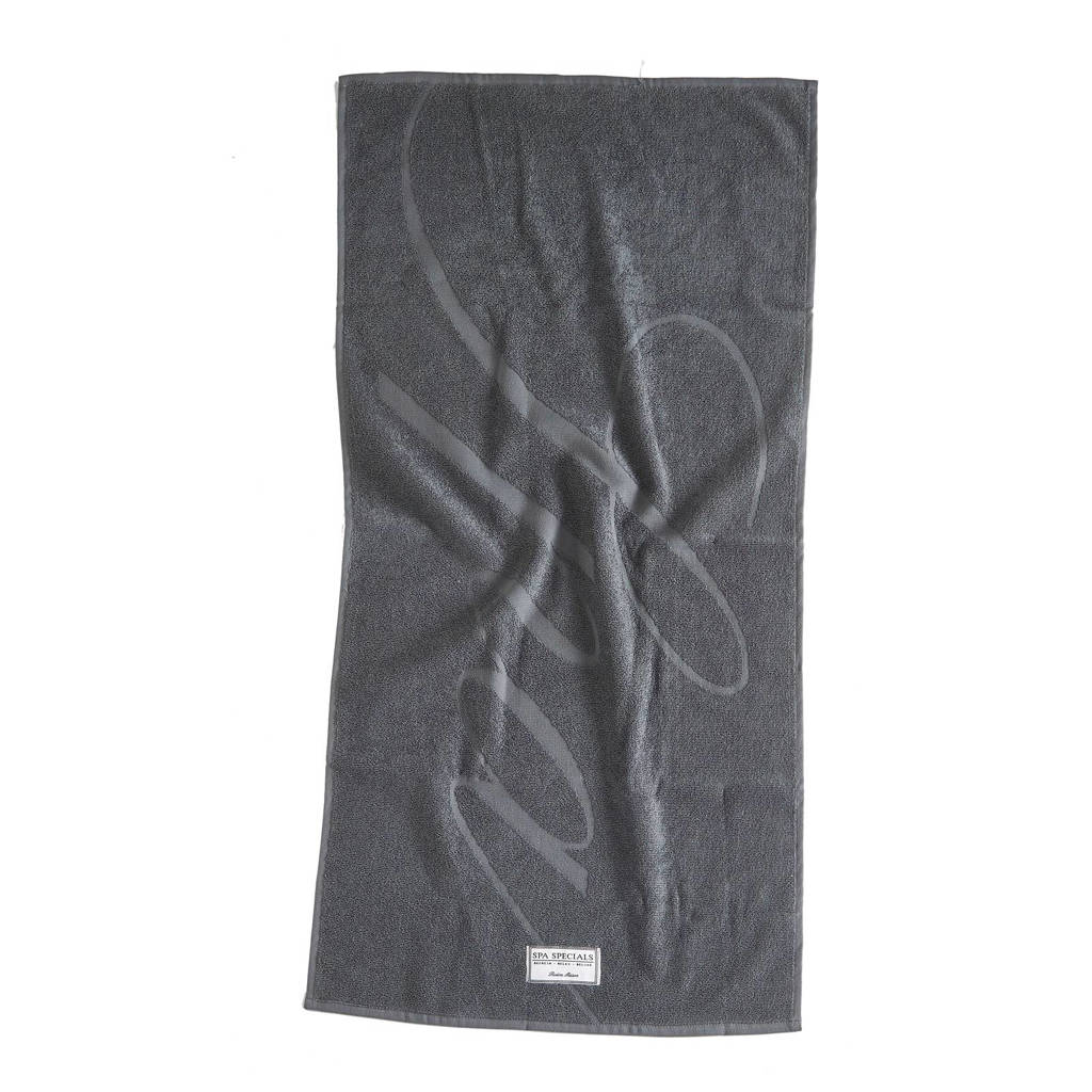 Riviera Maison handdoek Spa Specials, Antraciet