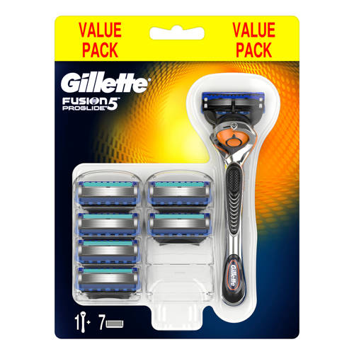 Gillette Fusion Proglide Scheersysteem 7 Scheermesjes gillette kopen in de aanbieding