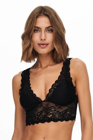 voorgevormde bralette ONLCHLOE zwart