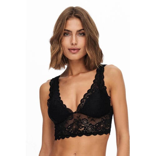 ONLY voorgevormde bralette ONLCHLOE zwart afbeelding