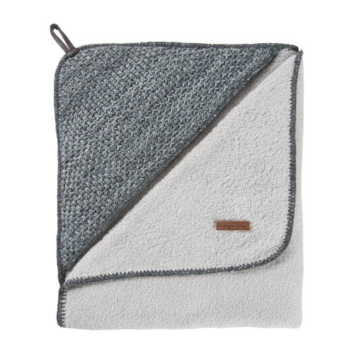 Babys Only River Badcape 100X100 Cm Antraciet babys only kopen in de aanbieding