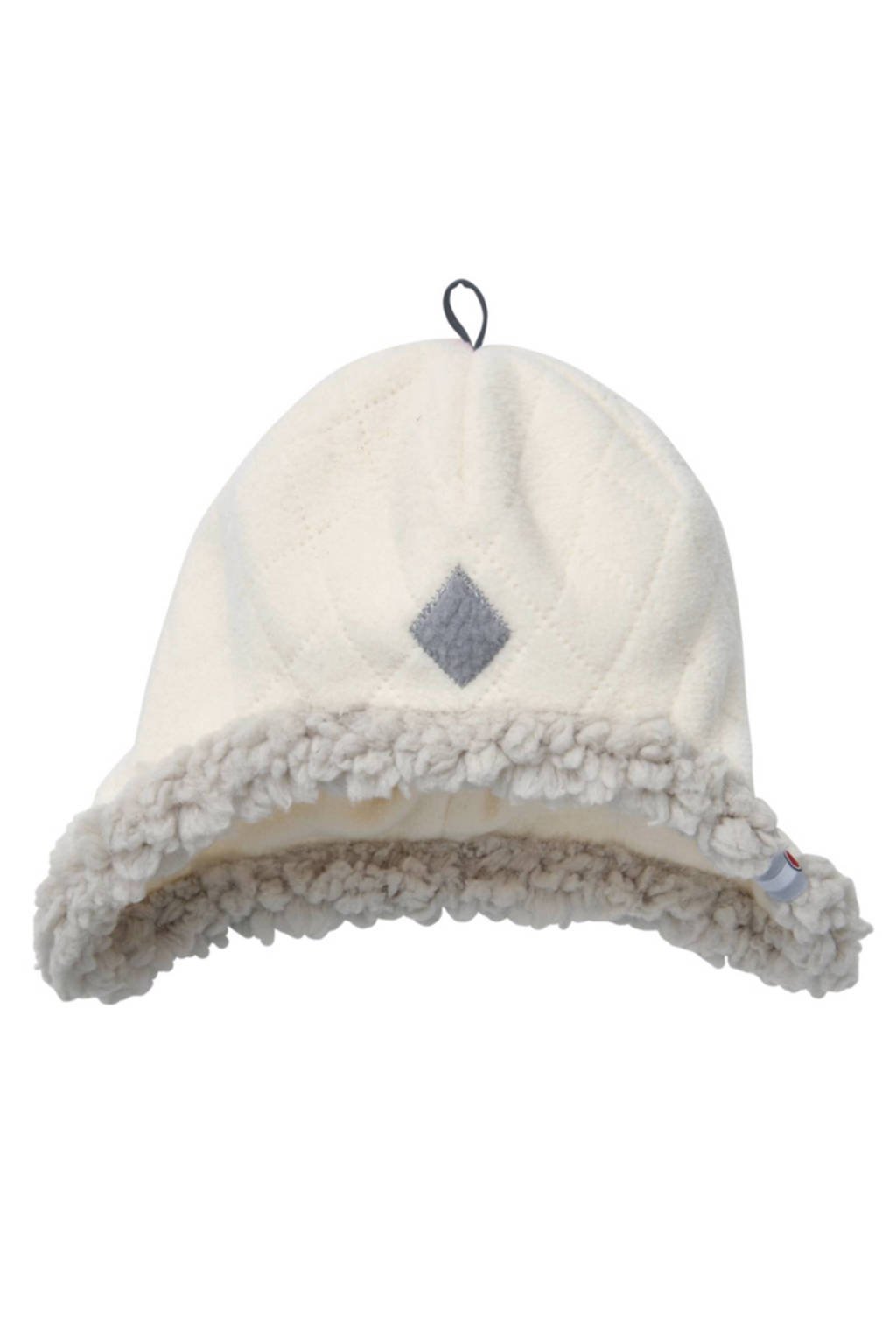 Lodger fleece mutsje Scandinavian (6-12 mnd), Off-White