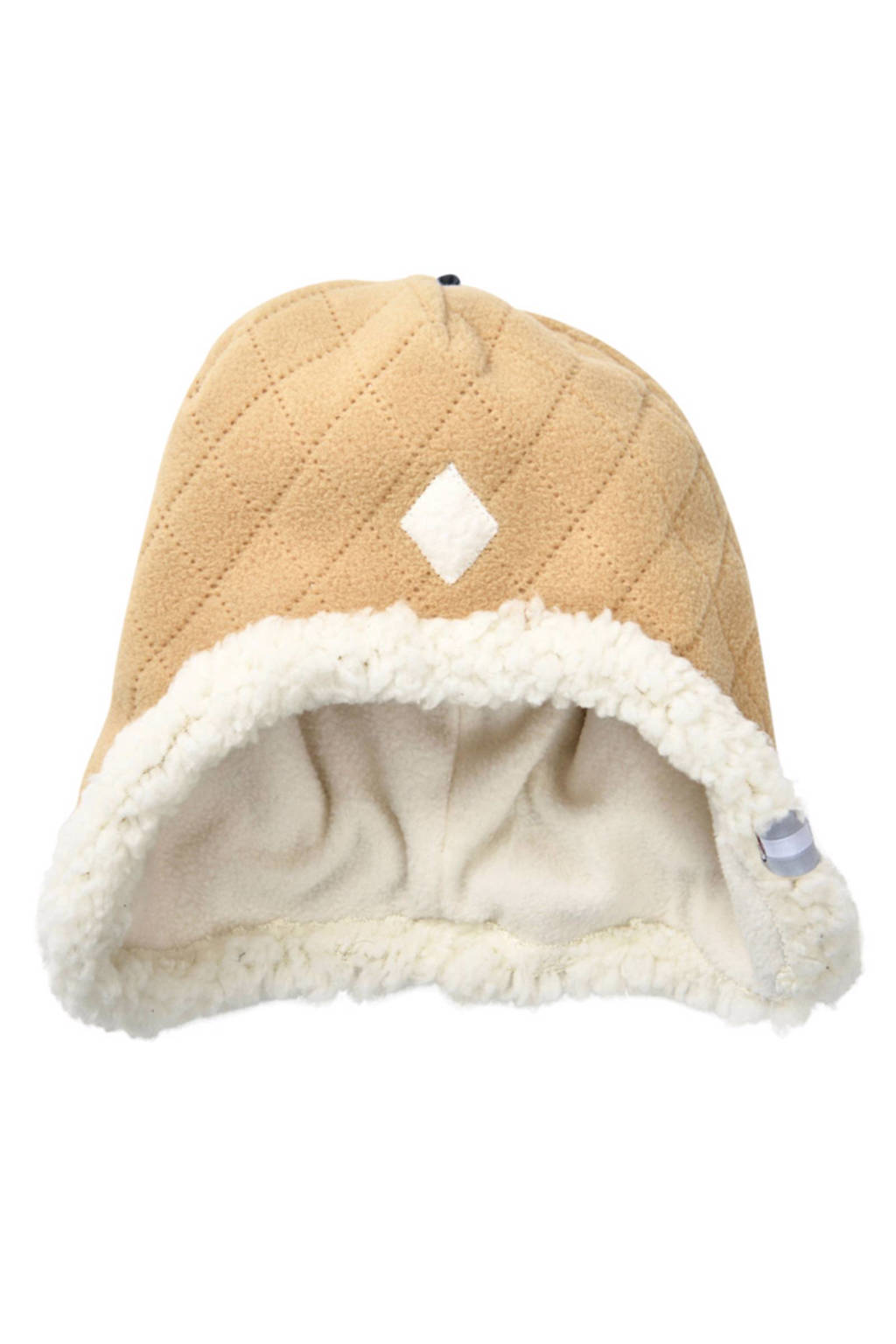 Lodger fleece mutsje Scandinavian (6-12 mnd), sand