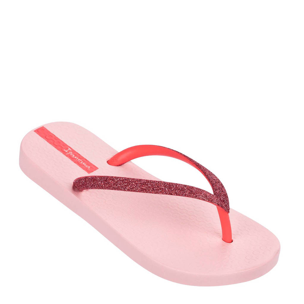 Ipanema Lolita teenslippers, Lichtroze/rood