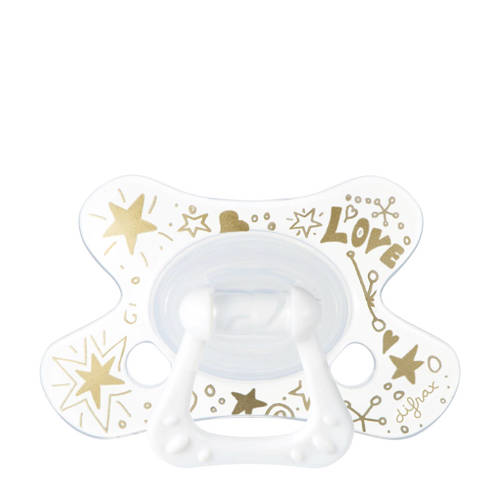 Difrax Dental Gold Fopspeen 6 Mnd difrax kopen in de aanbieding