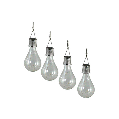 Luxform Lichtsnoer Bulb Solar Set Van 4 luxform kopen in de aanbieding
