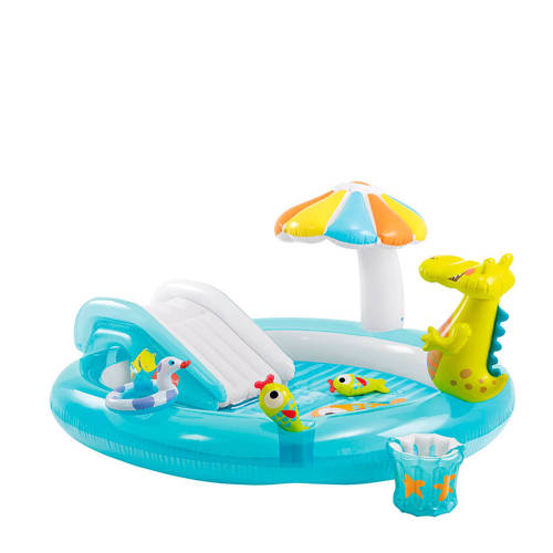 Intex Krokodillen Center Opblaaszwembad intex kopen in de aanbieding