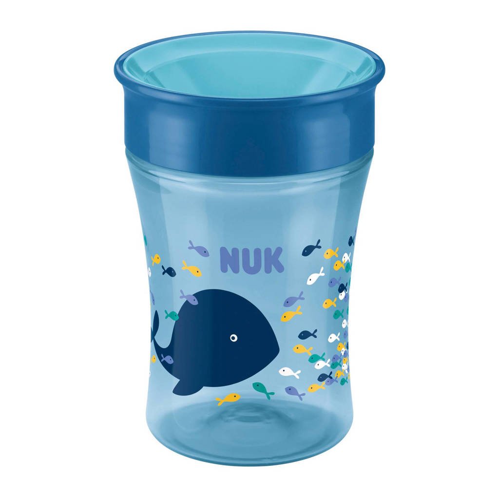 NUK Magic Cup drinkbeker 250 ml blauw, Blauw