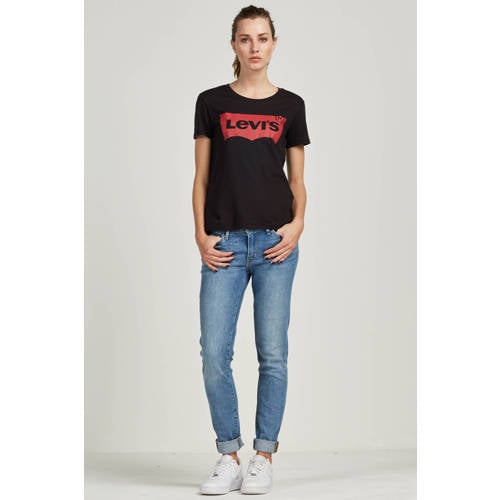 Levi's T-shirt Perfect Tee zwart afbeelding