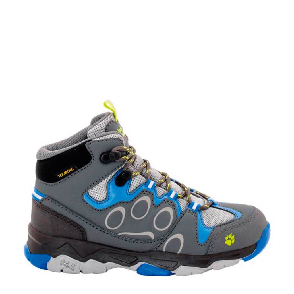 Jack Wolfskin MTN Attack 2 Texplore Low wandelschoenen kids, Grijs/blauw