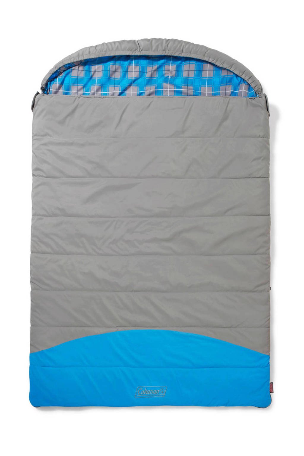 Coleman Basalt Double 2-persoons slaapzak, Grijs/blauw
