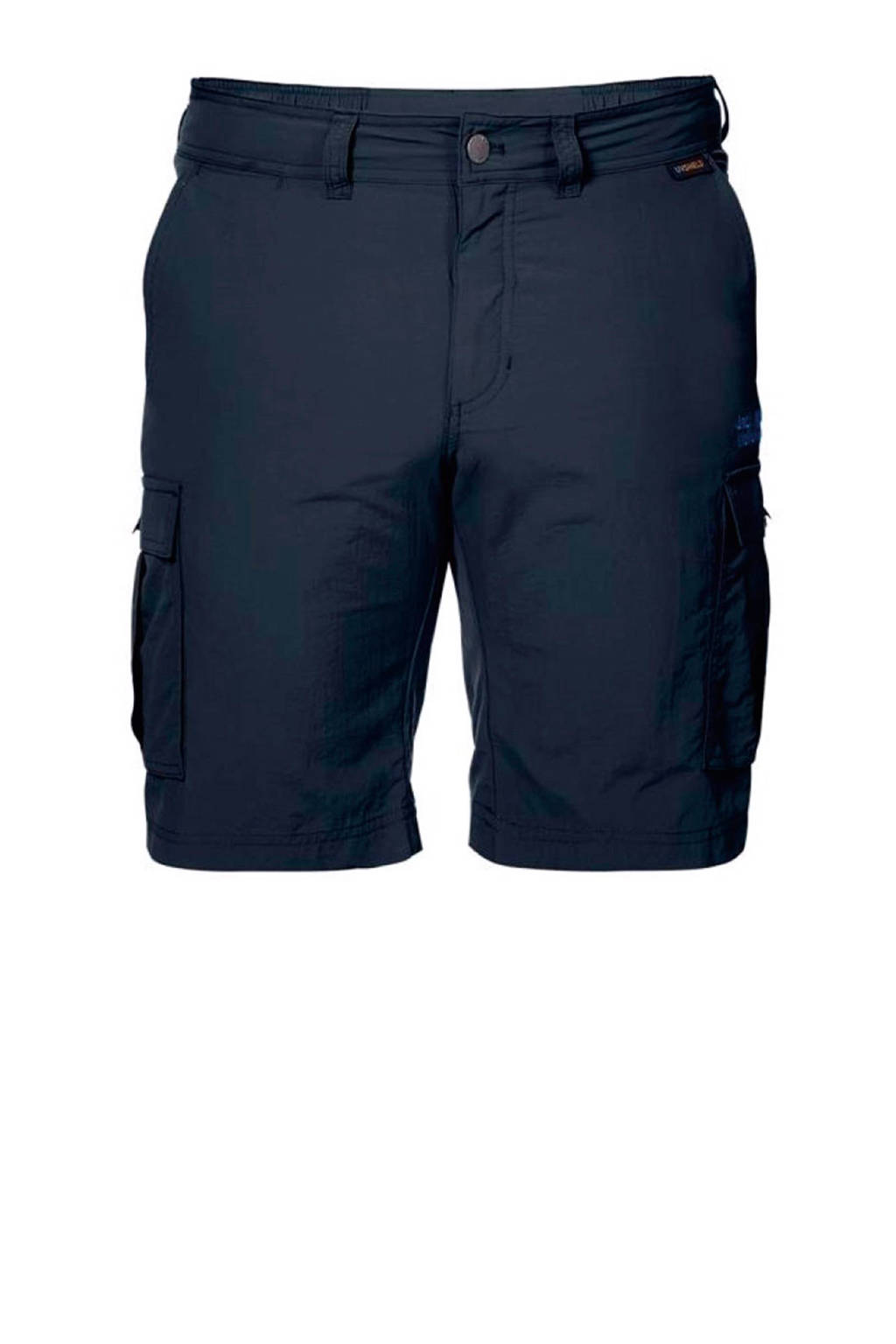 Jack Wolfskin outdoor cargo bermuda donkerblauw, Donkerblauw