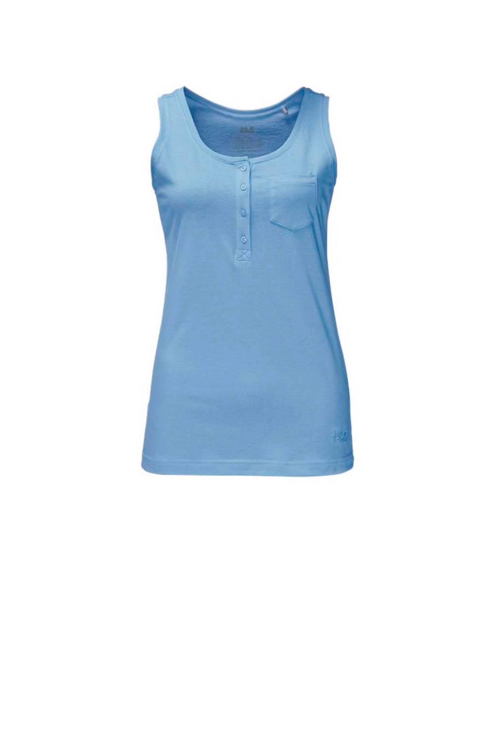 Jack Wolfskin Essential outdoor top, Lichtblauw