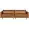 WOOOD Rodeo Classic 3-Zits Bank - Recycle Leer - Cognac - 83x275x88