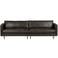 WOOOD Rodeo Classic 3-Zits Bank - Recycle Leer - Cognac - 83x275x88