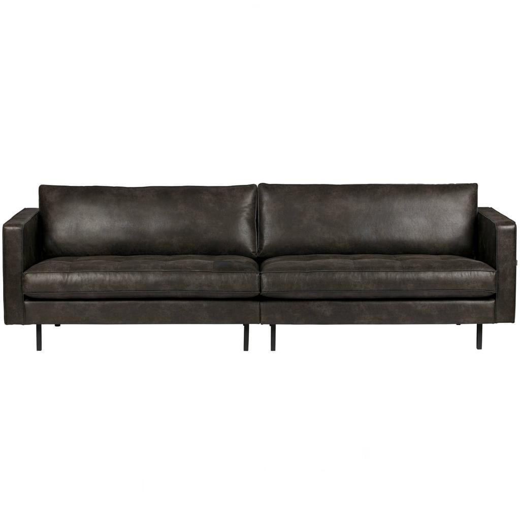 WOOOD Rodeo Classic 3-Zits Bank - Recycle Leer - Cognac - 83x275x88
