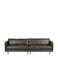 WOOOD Rodeo Classic leren 3-zitsbank - zwart