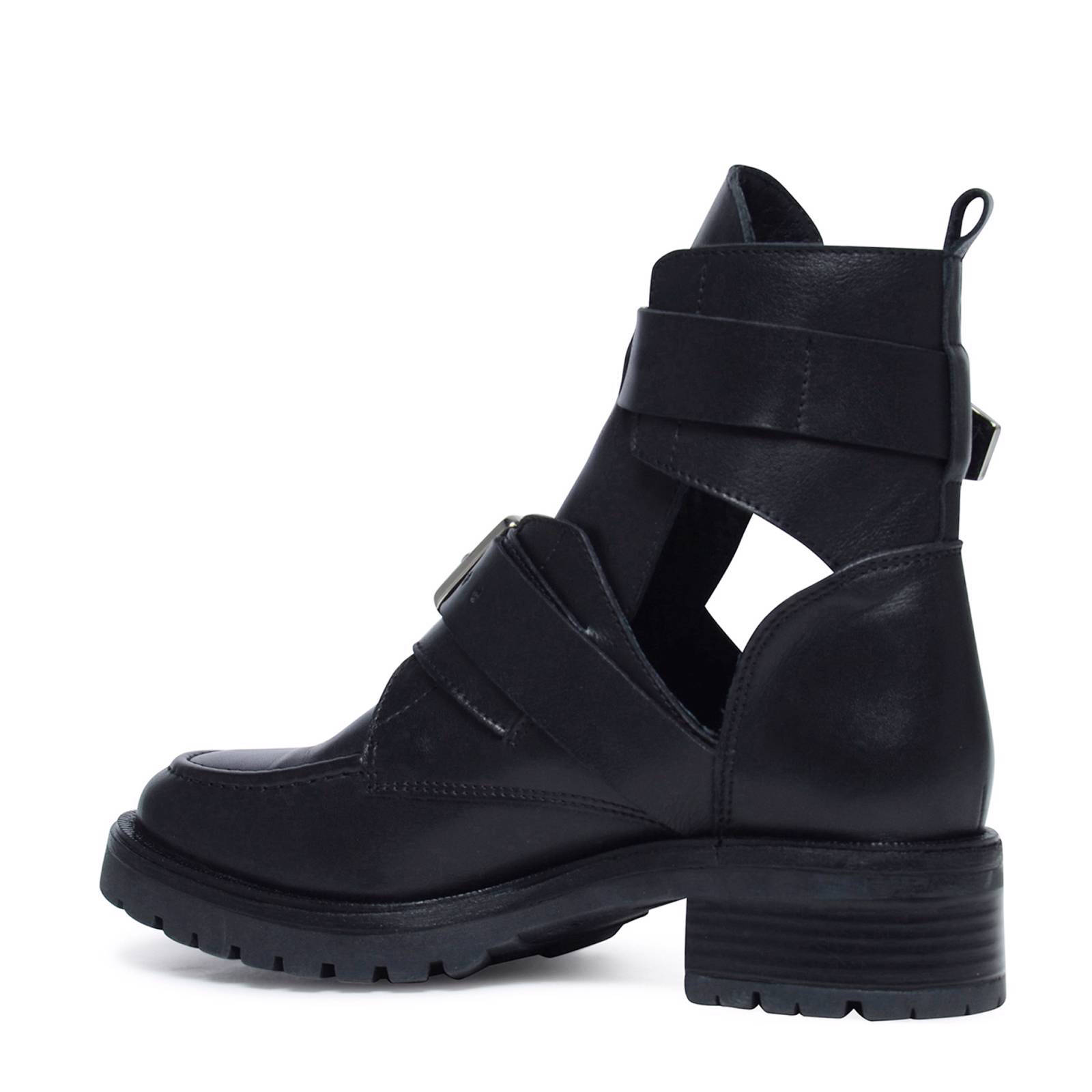 leren cut out bikerboots leren cut out bikerboots