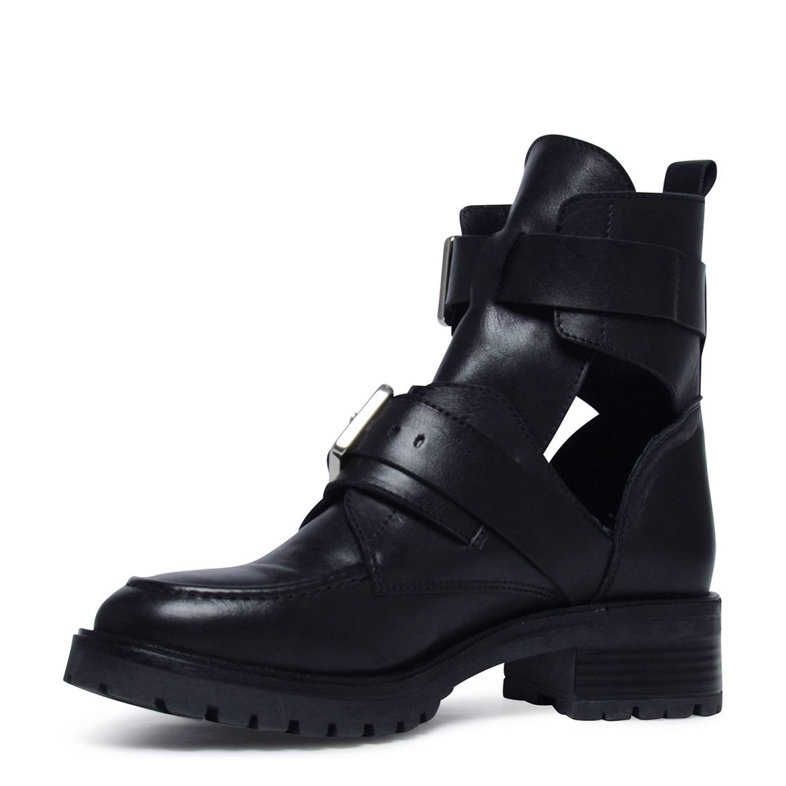 Sacha leren cut out bikerboots | wehkamp Sacha leren cut out bikerboots | wehkamp