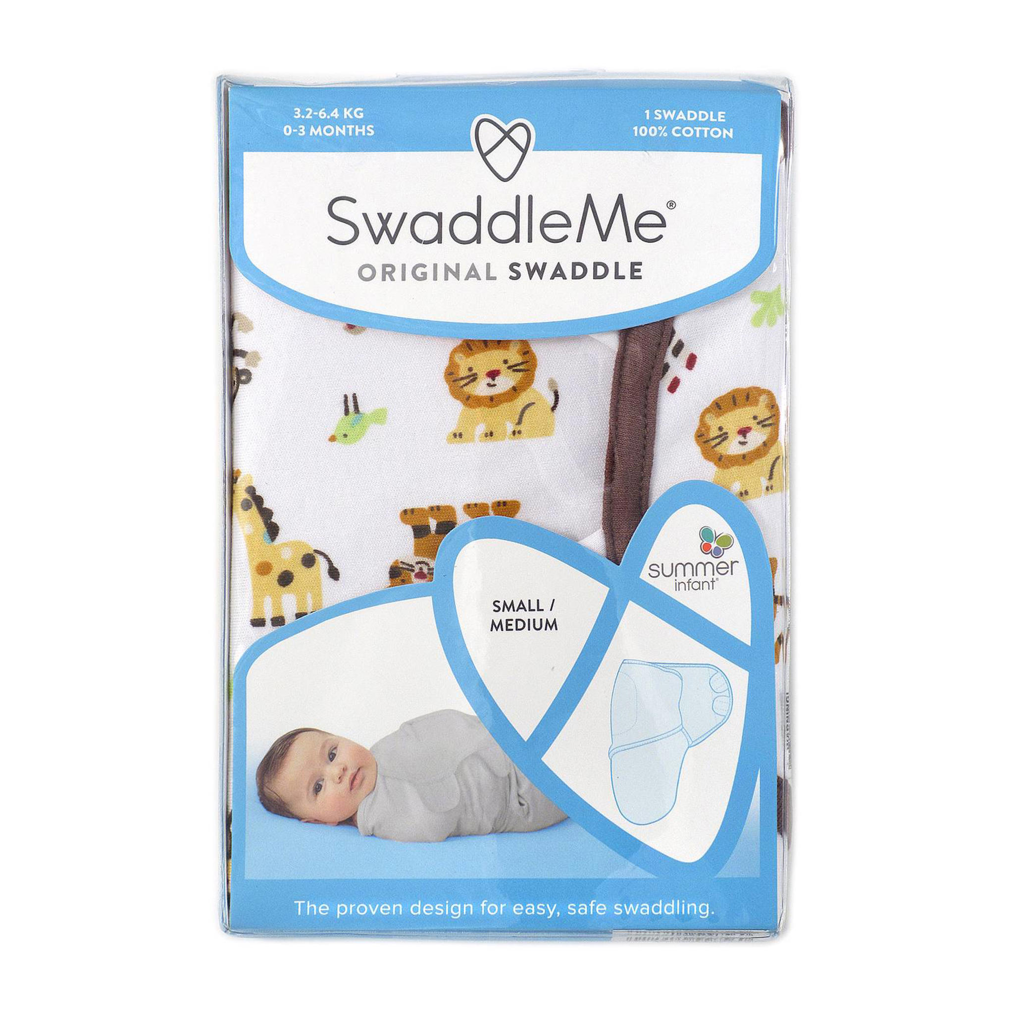 SwaddleMe inbakerdoek small jungle wehkamp
