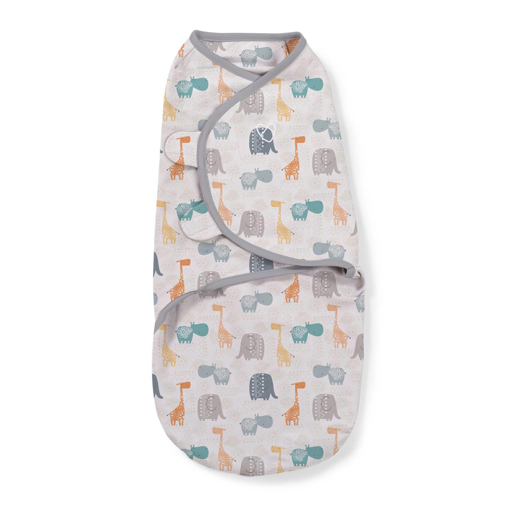 SwaddleMe inbakerdoek small grijs/multi (2 stuks) wehkamp