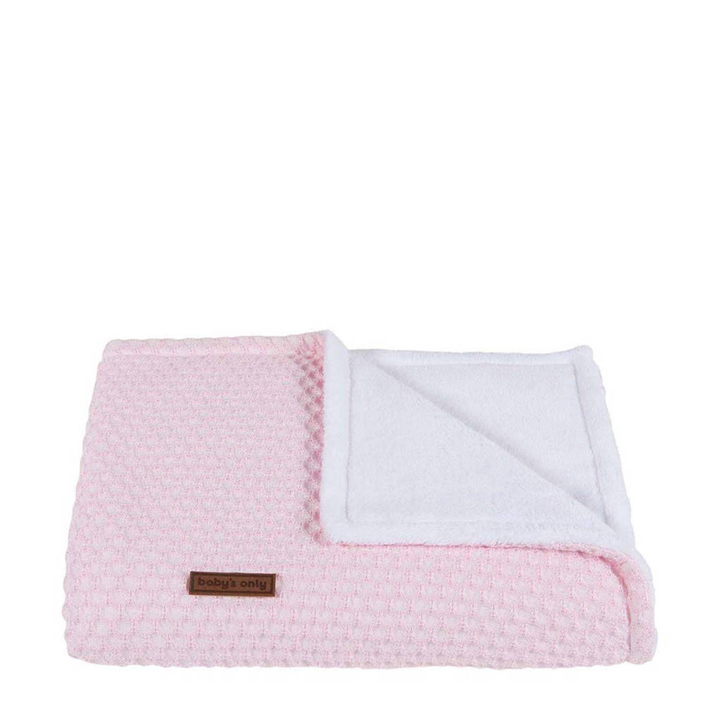 Baby's Only Sun baby wiegdeken 70x95 cm baby roze, Baby roze