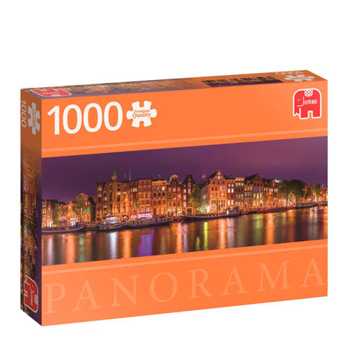 Jumbo Premium Quality Panorama Amsterdam Legpuzzel 1000 Stukjes jumbo kopen in de aanbieding