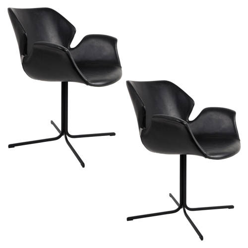 Wehkamp Zuiver Nikki eetkamerstoel (set van 2) aanbieding