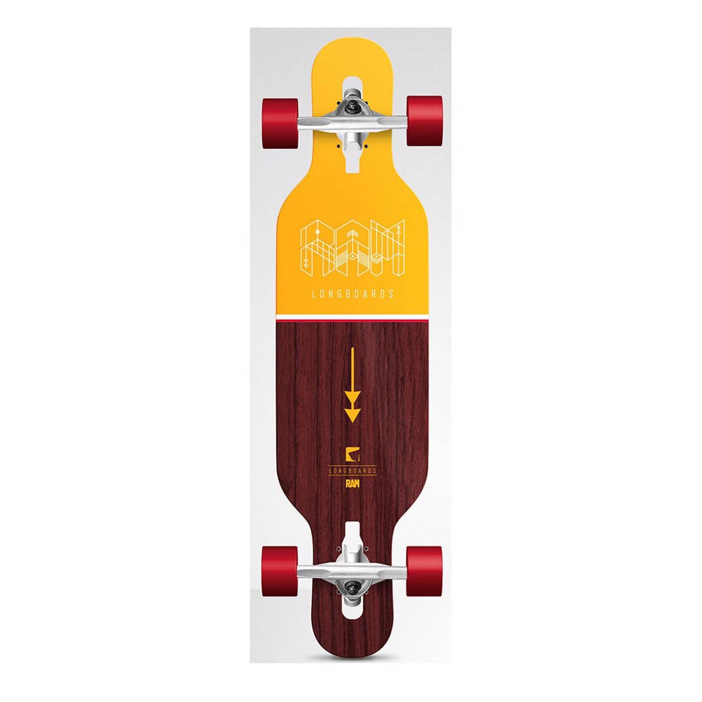 Tony Hawk Ciemah Micro 34" longboard, Geel