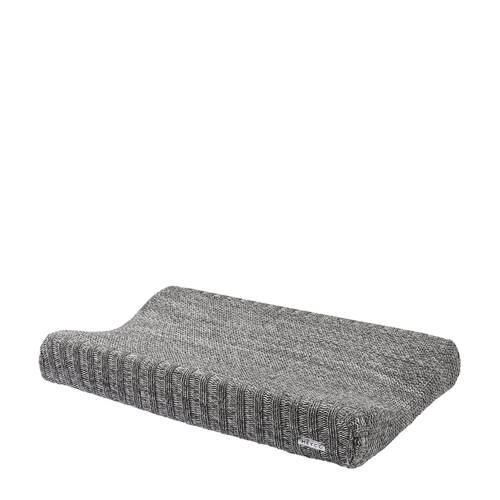 Meyco Silverline Relief Mixed Aankleedkussenhoes 45X70 Cm Grijs meyco kopen in de aanbieding