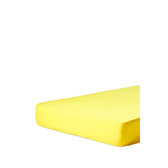 katoensatijnen hoeslaken Geel
