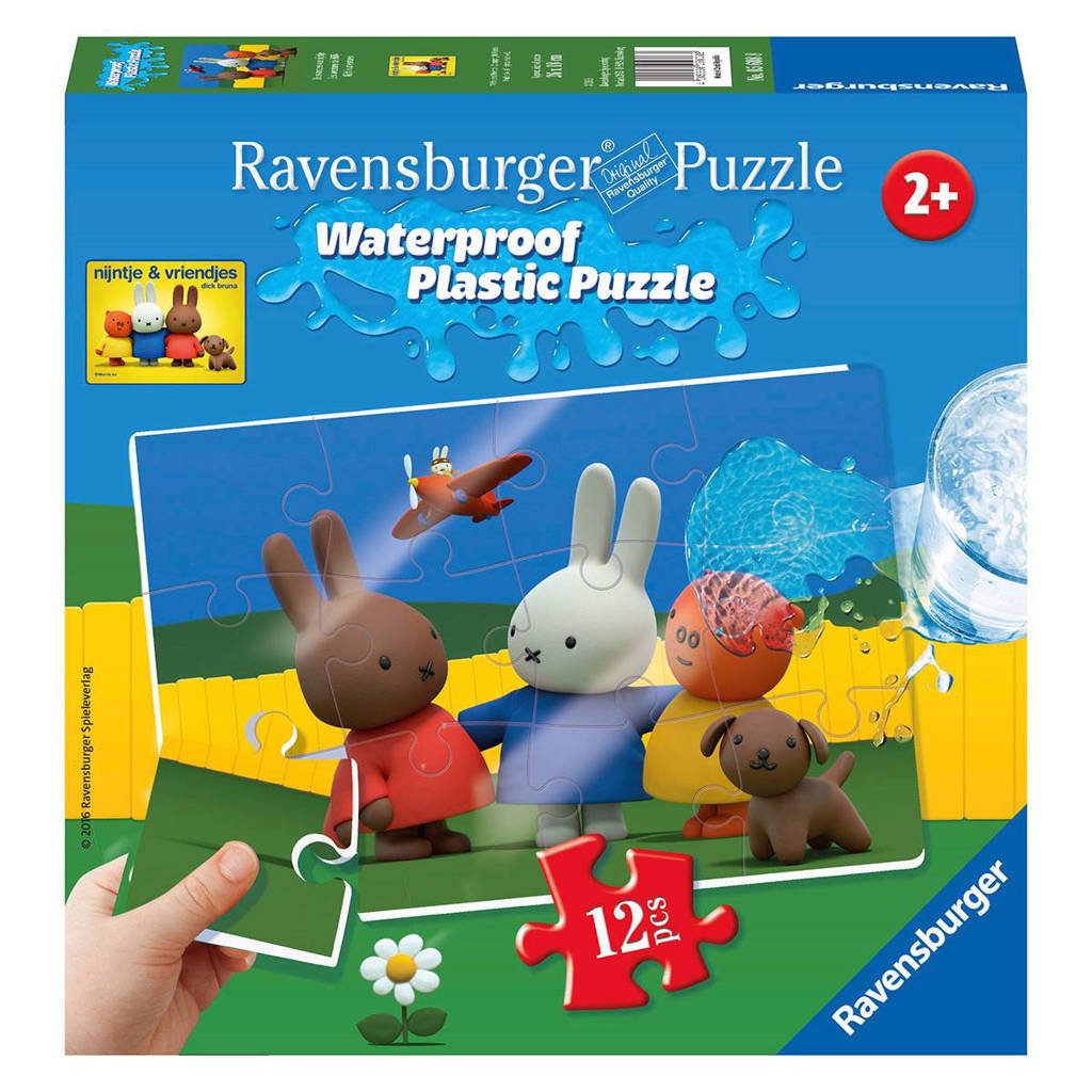 Ravensburger nijntje nijntje waterproof plastic legpuzzel 12 stukjes