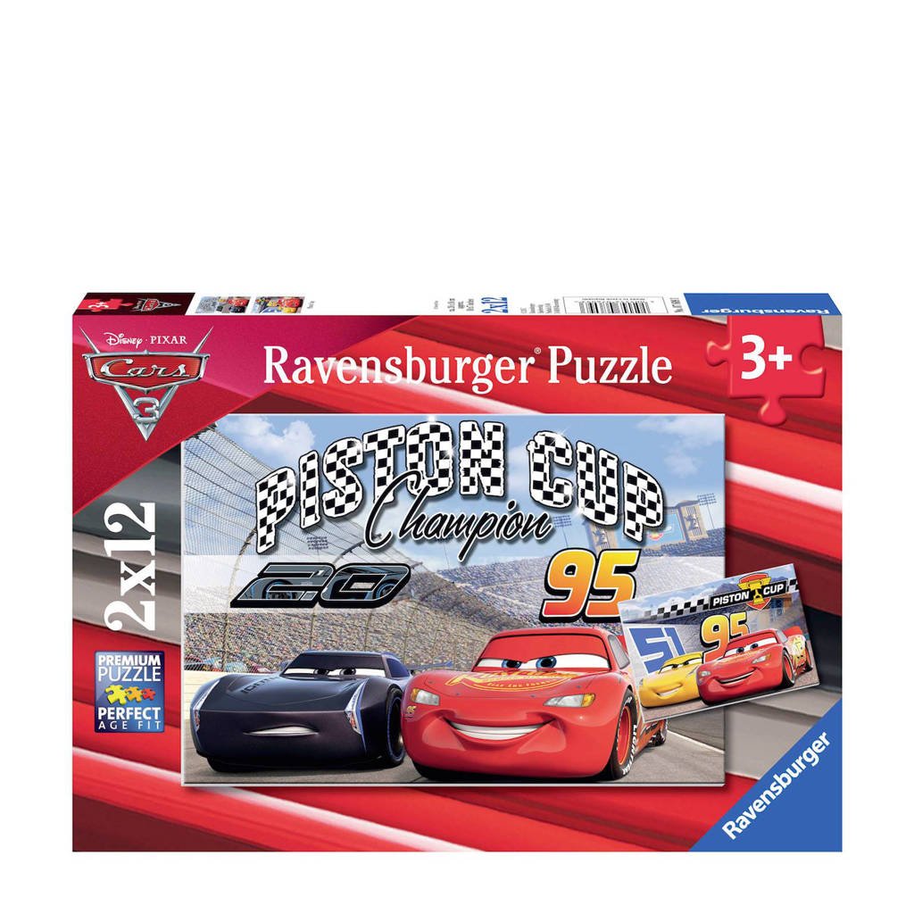 Ravensburger Cars 3 twee legpuzzel 24 stukjes