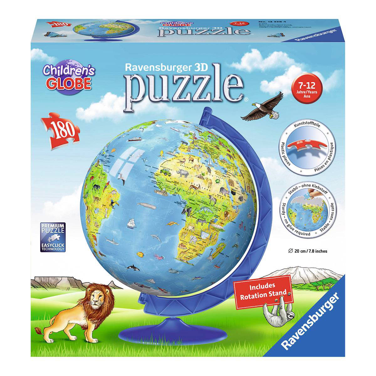 Ravensburger Children's World Map 3D Jigsaw Puzzle (180 Pieces) online kopen