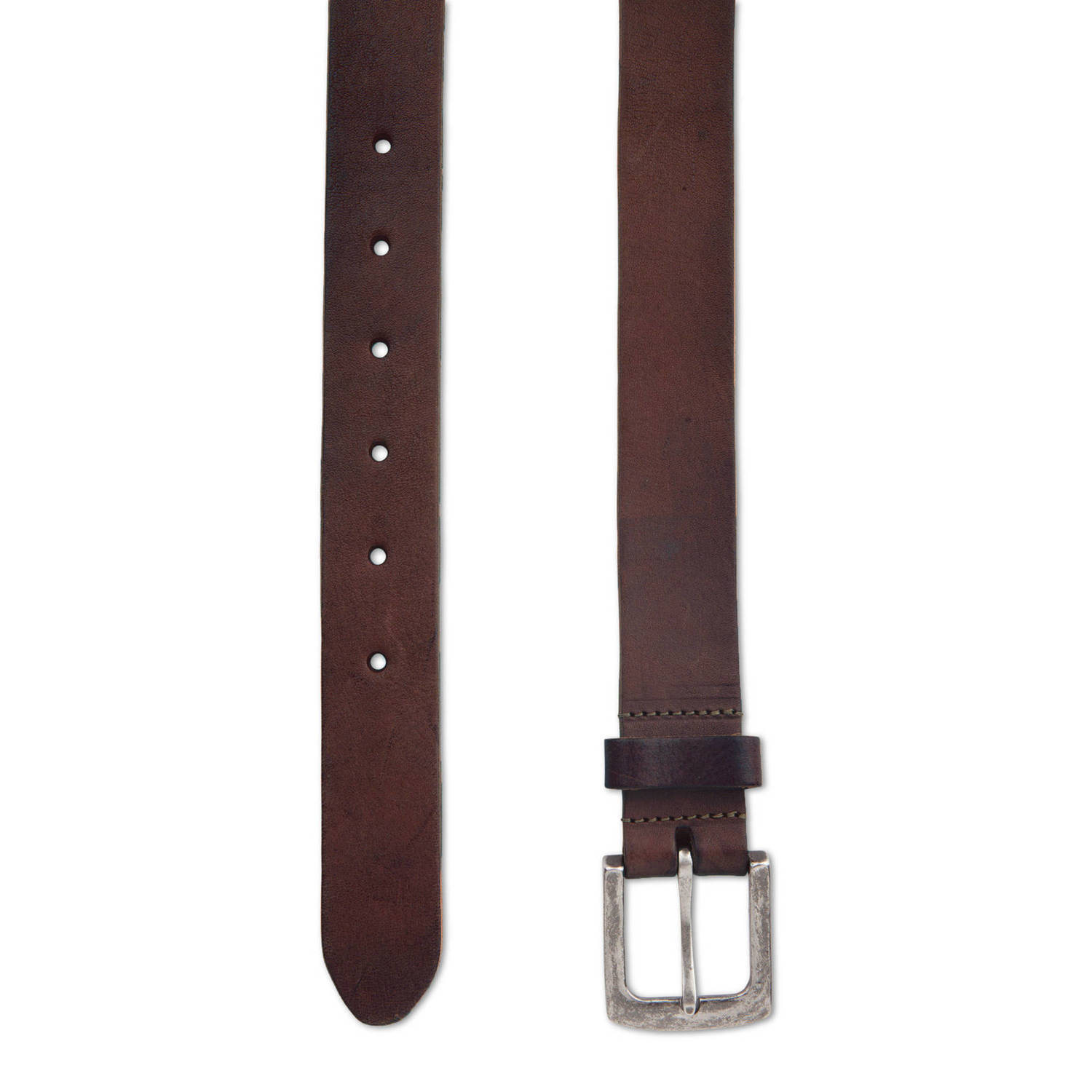 WE Fashion leren riem bruin