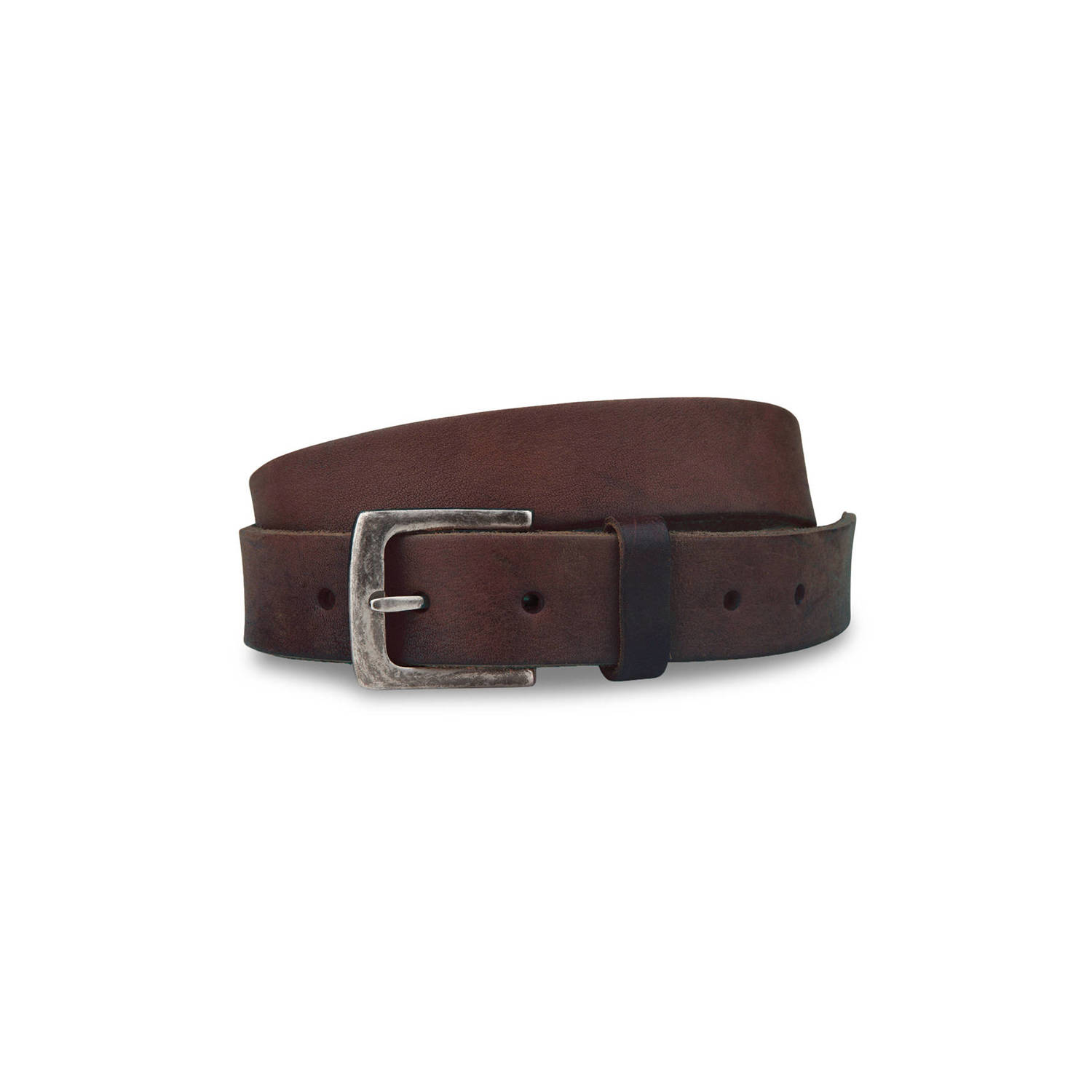 WE Fashion leren riem bruin