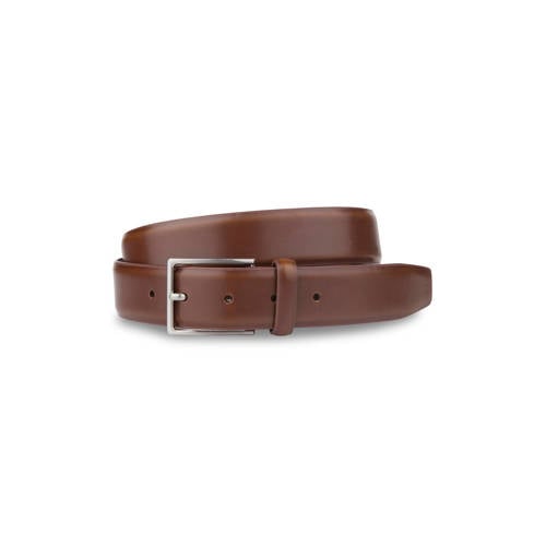 WE Fashion leren riem bruin afbeelding