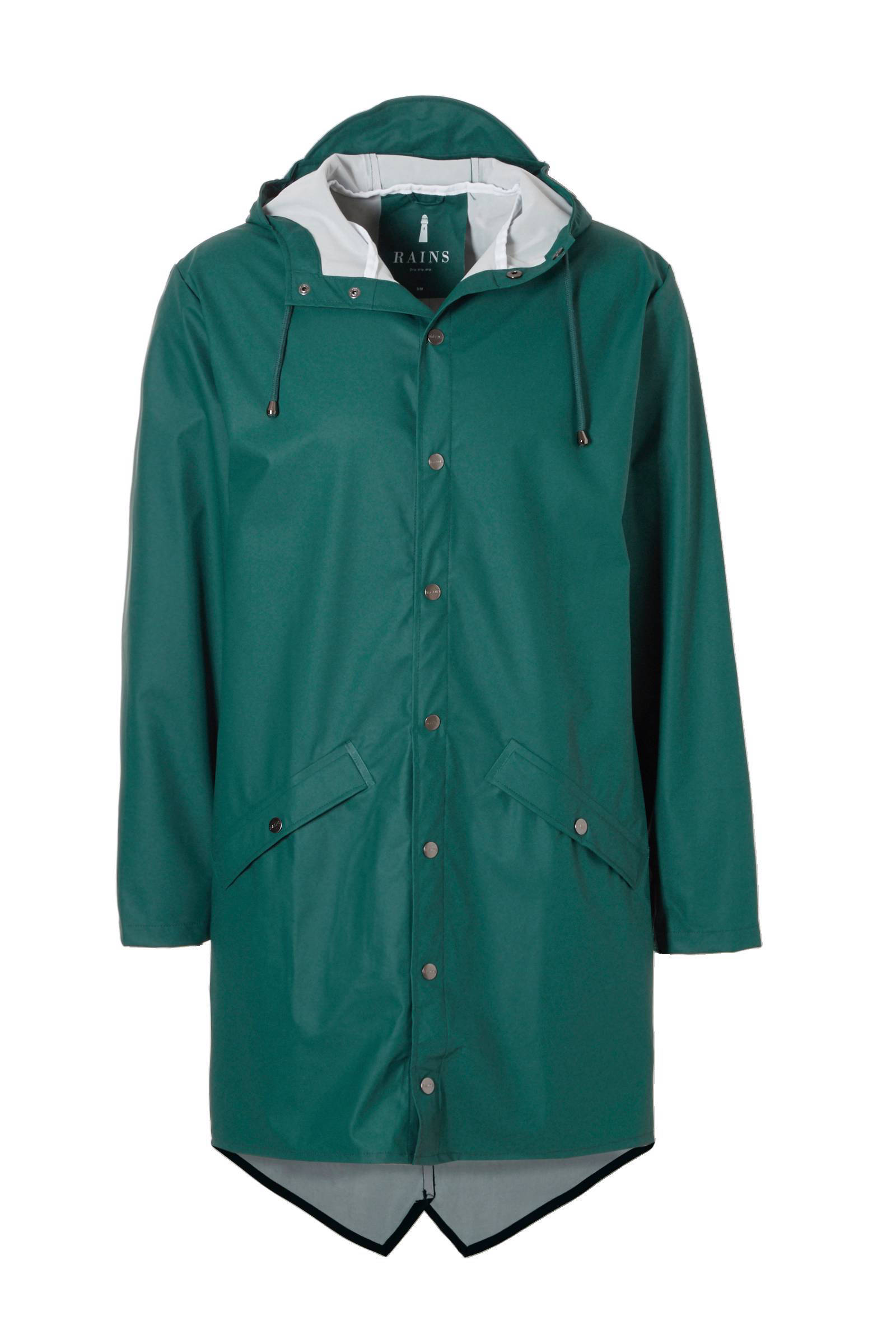 Rains Regenjassen Long Jacket Groen online kopen
