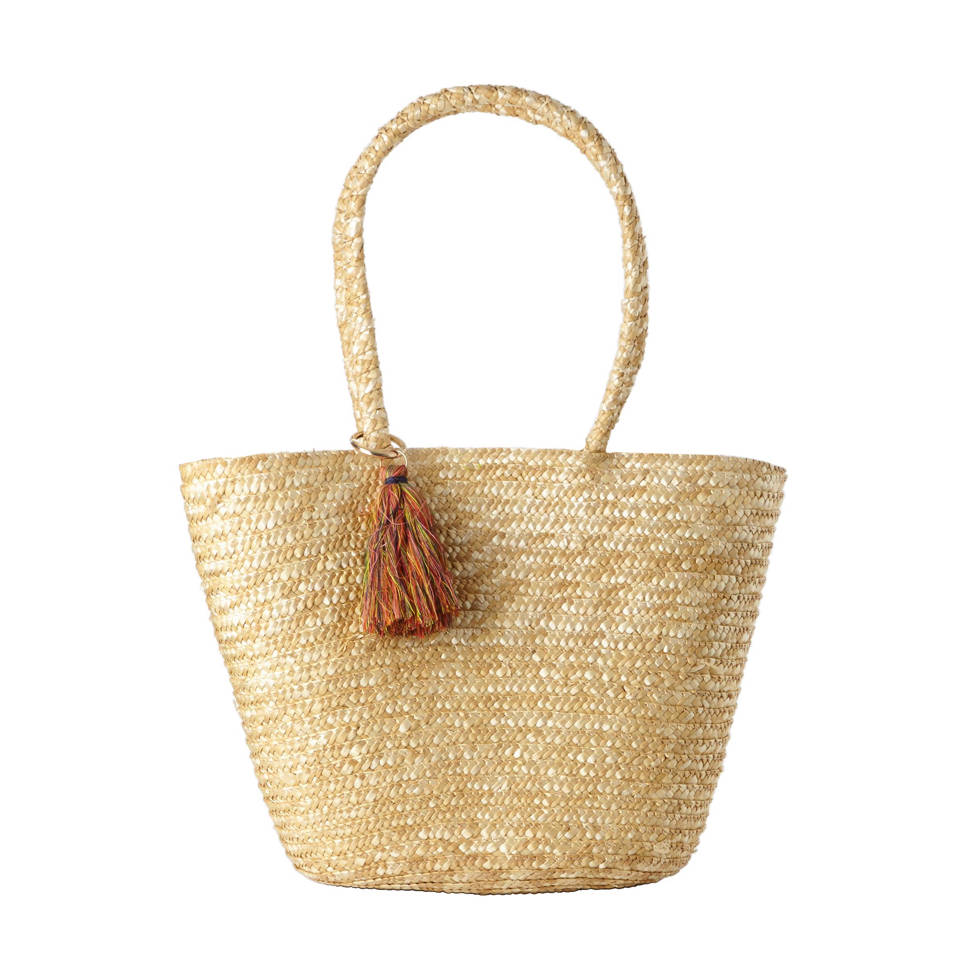 ONLY handgemaakte strandtas, Zand