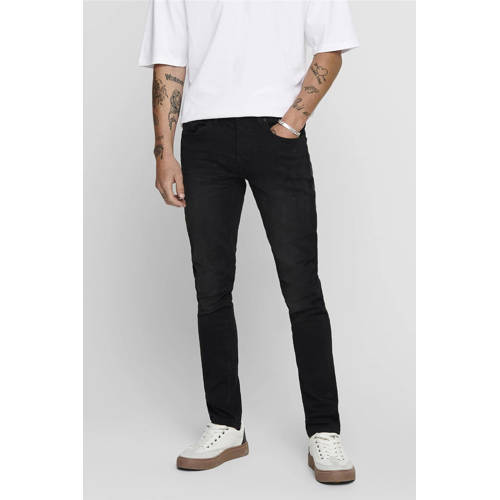 ONLY & SONS slim fit jeans ONSLOOM black afbeelding